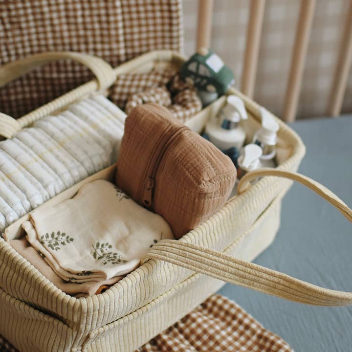 Minika - Wholesale Nappy caddy – Baby - Diaper caddy - Cream5