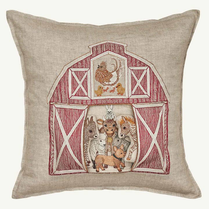 Coral & Tusk - Wholesale Throw/Decorative Pillow - Red Barn Pocket Pillow8