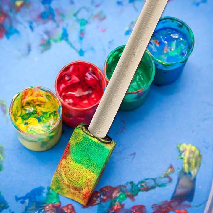 Bates Choice - Wholesale Paint/wax brush - Bates- Foam Paint Brushes, 200 Pack, Foam Brushes 1 inch4