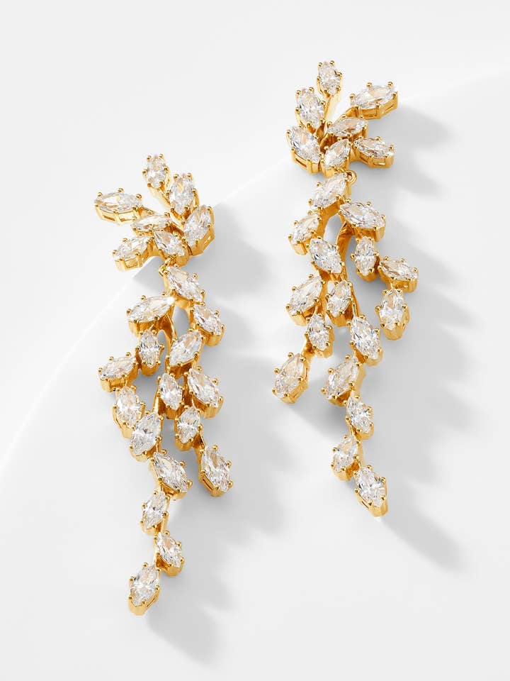 VOW DRAMA MARQUISE CZ EARRINGS for wholesale by NADRI