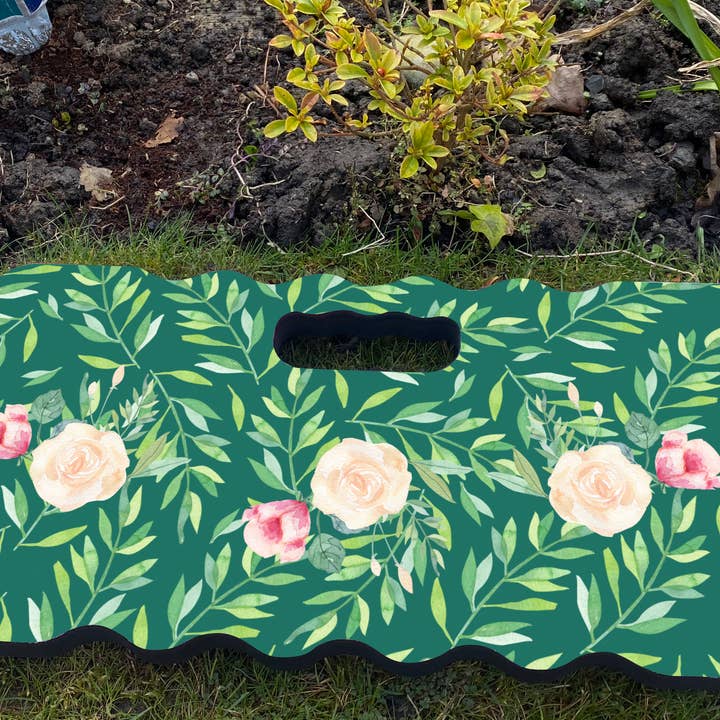 Artylicious Ltd – wholesale Garden tool – Garden Kneeling Pad - Green Floral Foam Kneeler 40cm x 20cm1
