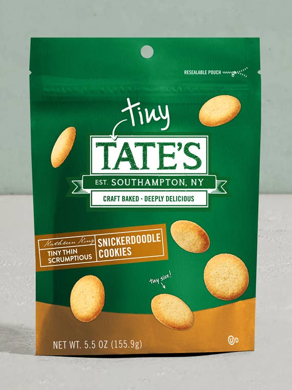 Cookies Snickerdoodle de Tiny Tate | 5,5 oz | 6 unités pour la vente par Tate's Bake Shop
