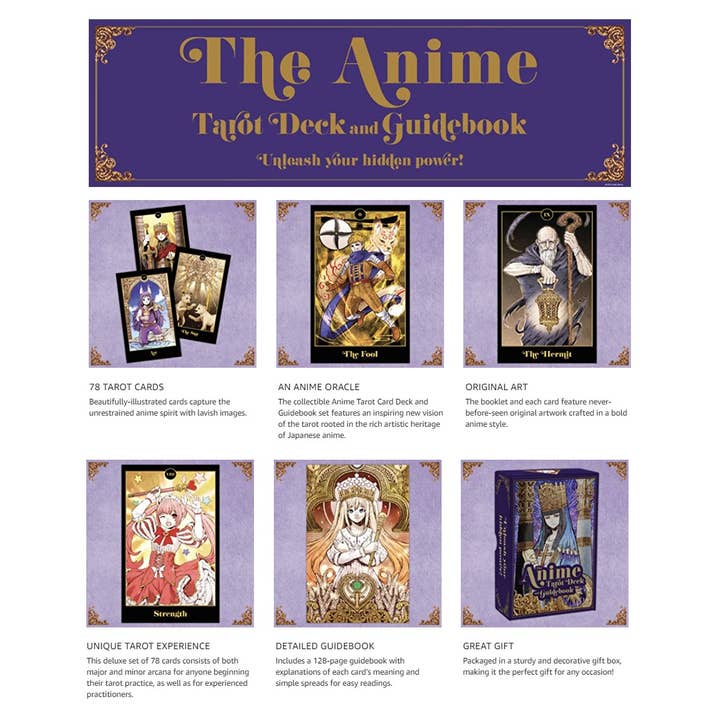 Microcosm Publishing & Distribution – wholesale Tarot cards – Anime Tarot Deck and Guidebook