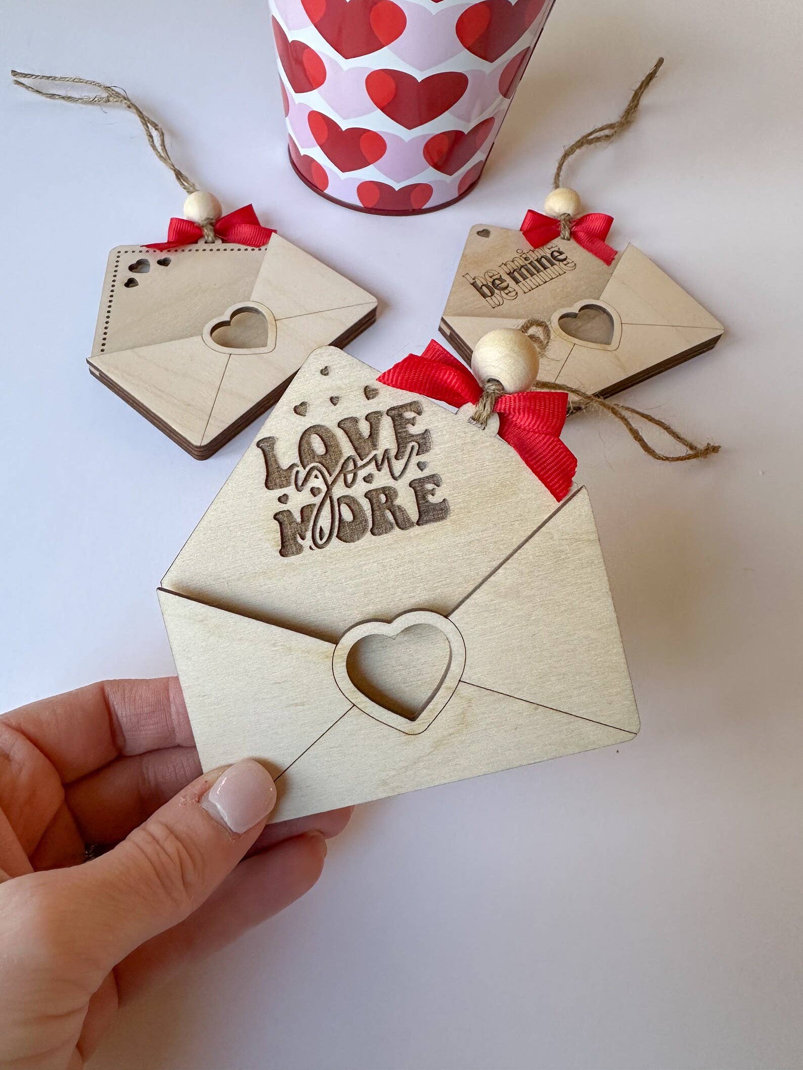 knocks on wood - Wholesale Gift Tag - Gift Card Holder Valentines Day Basket Tags0