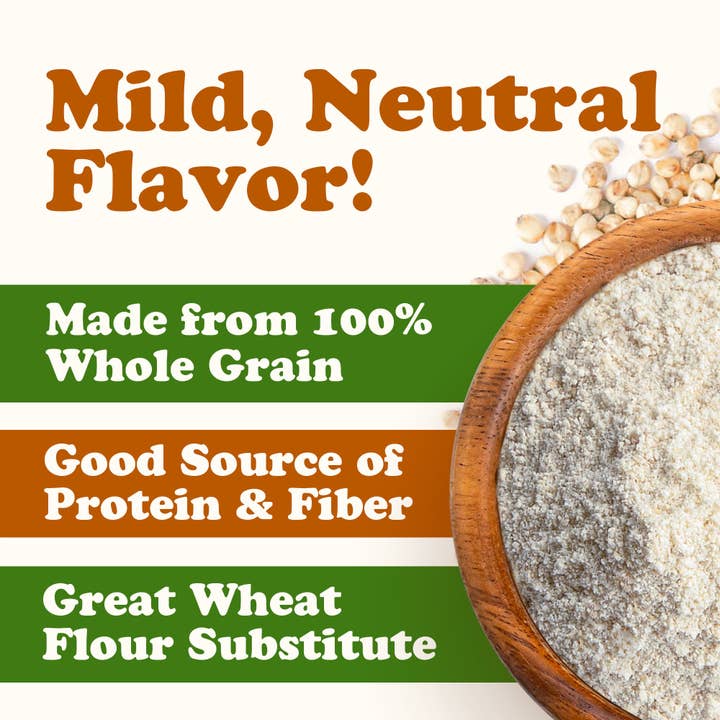 Food To Live - Wholesale Flour - Gluten-Free Organic Whole Grain White Sorghum Flour – by Food to Live4