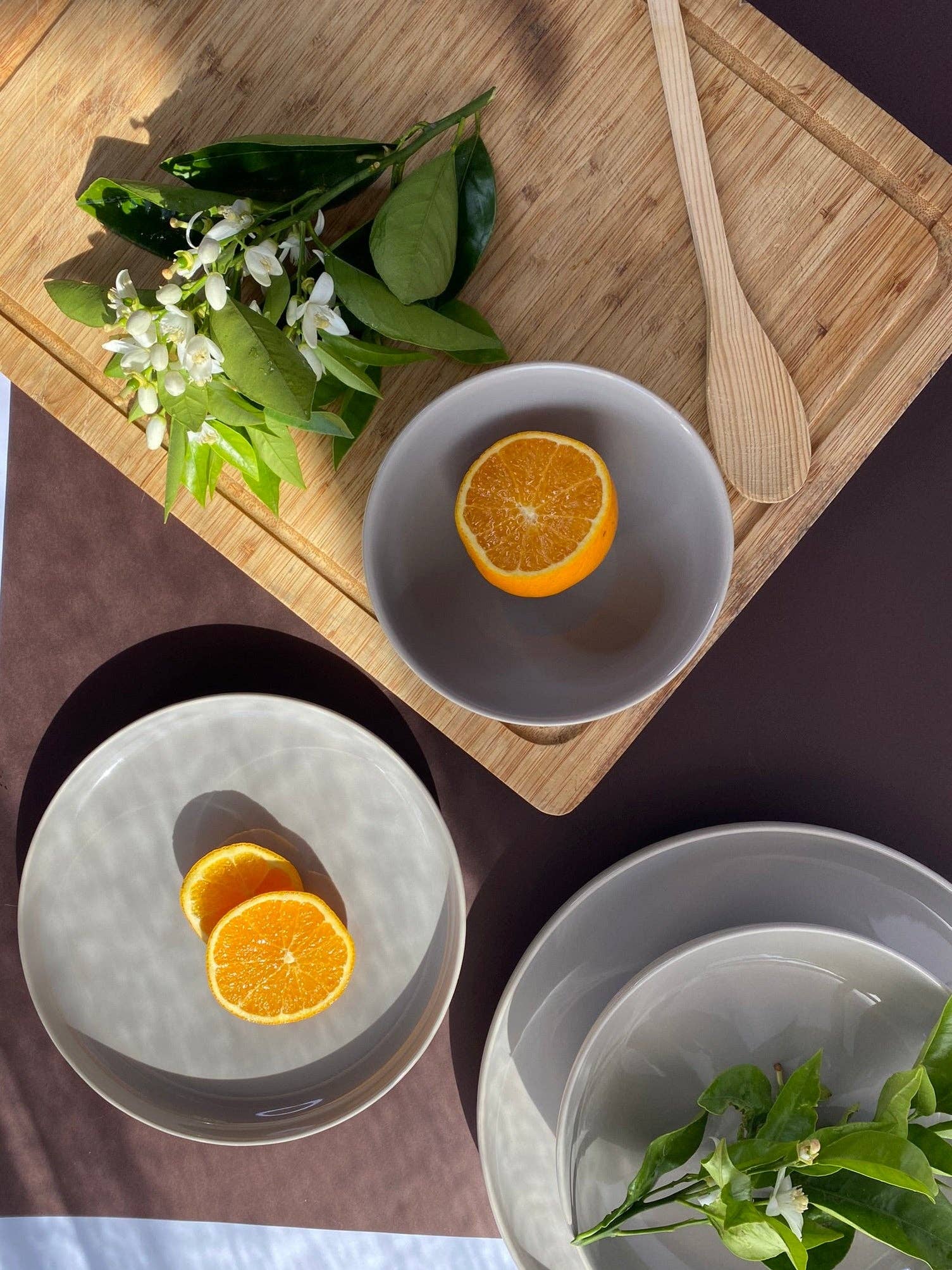 TERREA HOME - Venta al por mayor Conjuntos de vajilla - Juego de vajilla Elements Silver Sand de 18 piezas2