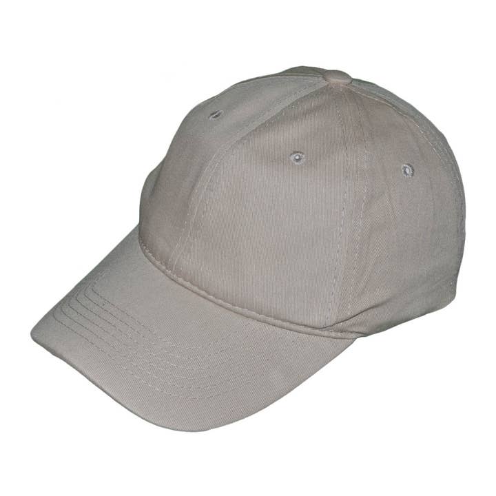 Buck Wholesale - Wholesale Honkbalpet - Uniseks - Blanco Polo Dad-hoeden - BK Caps geborsteld katoen met laag profiel