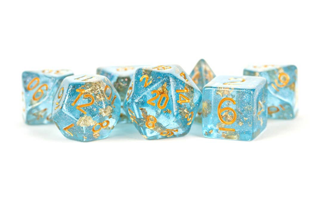 FanRoll by Metallic Dice Games – Dados por atacado – Conjunto de Dados Poliédricos de Resina 16mm - Colorido 18 Cores5