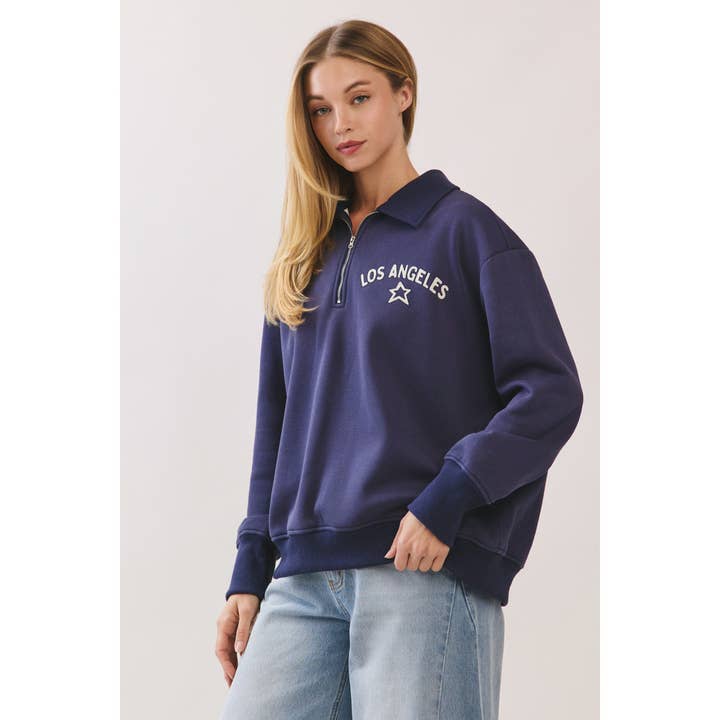 Heavyweight Fleece Zip Up Sweatshirt for wholesale by Honey Mango