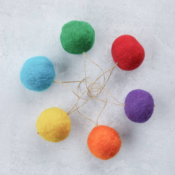 Lucy Antwis - Vendita all'ingrosso Set di decorazioni - Palline natalizie feltro