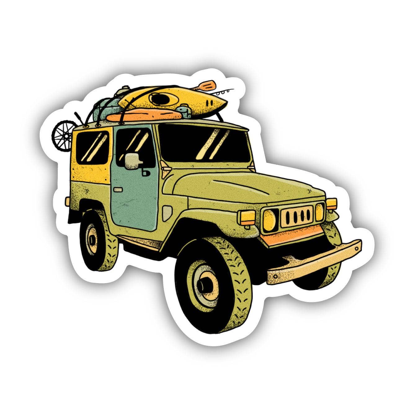 Big Moods - Wholesale Sticker - Camping Jeep Sticker1