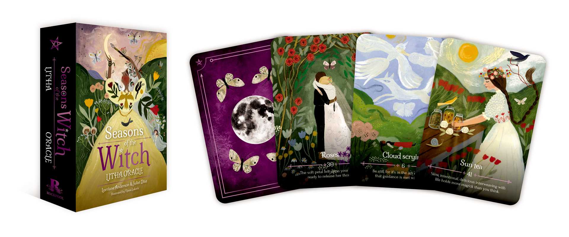Simon & Schuster - Wholesale Tarot Cards - Seasons of the Witch - Litha Oracle by Lorriane Anderson1