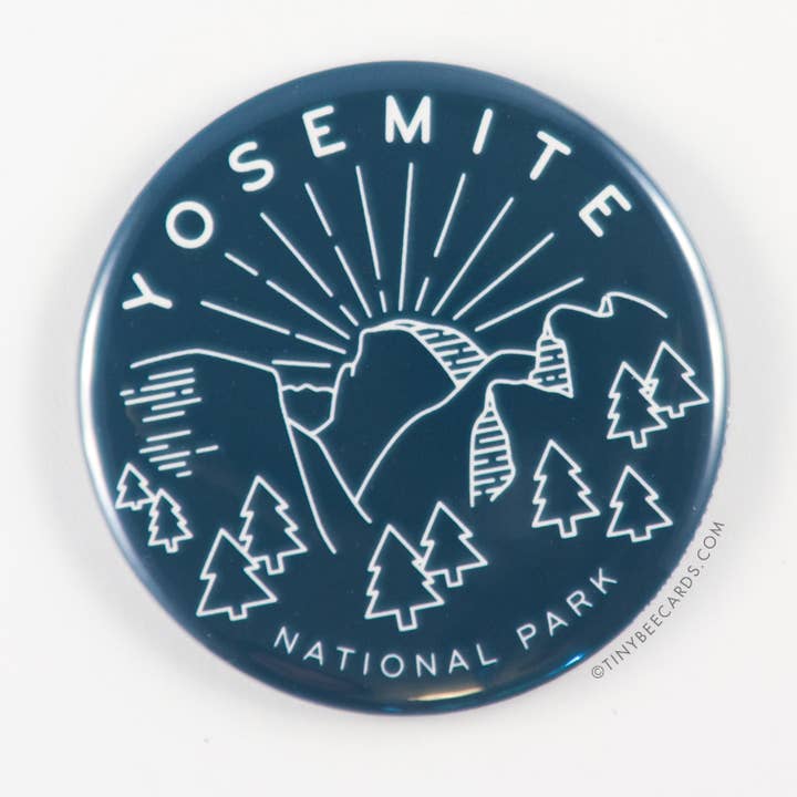 Yosemite National Park Magnet or Pin for wholesale by Tiny Bee Cards