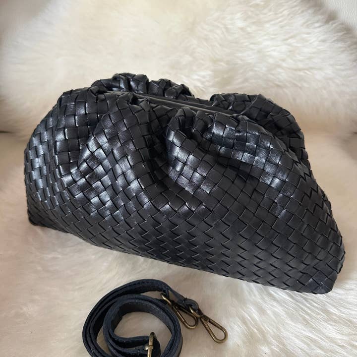 Zhade - Wholesale Clutch Bag - Women's - POUCH NAPPA weave -large