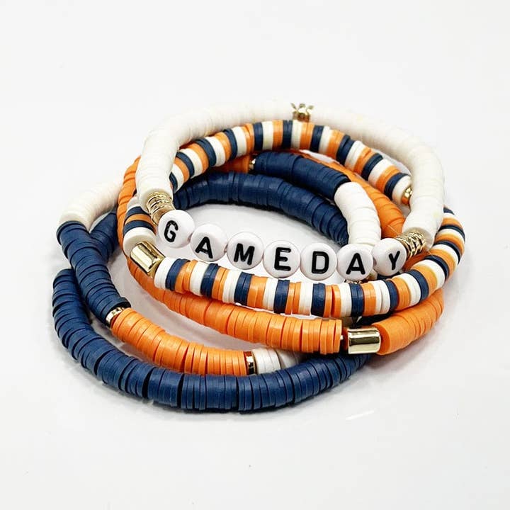 MiMi Wholesale - Wholesale Jewelry Set - JB1001 Gameday Stretch Bracelet Set6