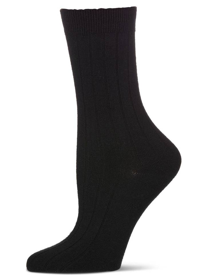 Natural Blend Bamboo Ribbed Crew for wholesale by Infinity Classics International Inc.