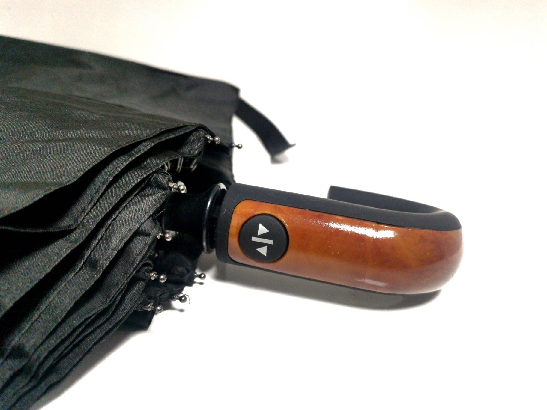 Superbia - Wholesale Umbrella – Women's - Double Automatic Open & Close Wooden Effect Handle5