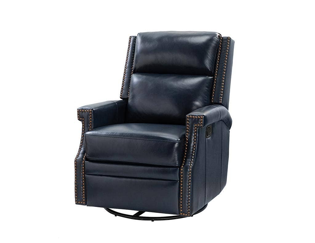 Karat Home - Wholesale Chair - Louise Genuine Leather Swivel Rocker Recliner8