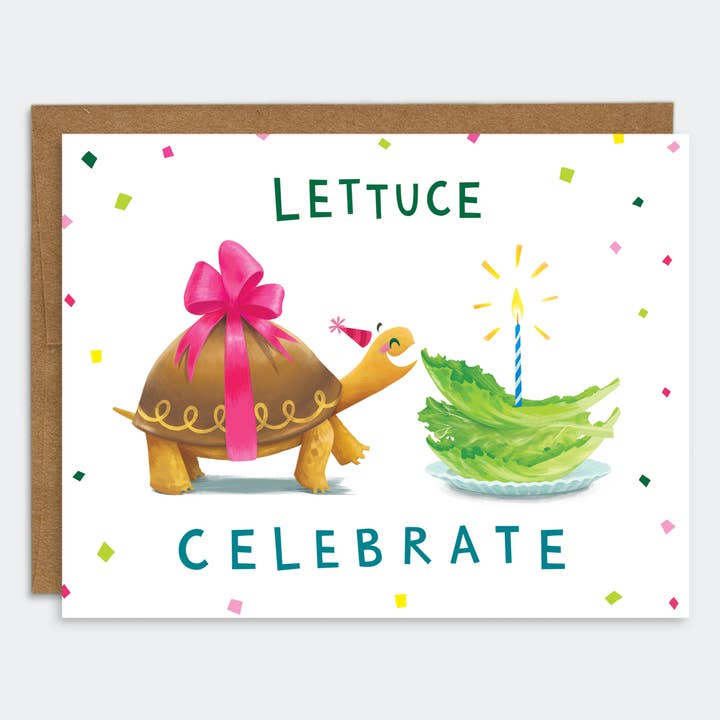 Lettuce Celebrate | Birthday Card for wholesale by Mudsplash Studios