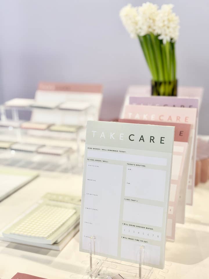 Take Care Notepad (Medium) for wholesale by coux coux creative
