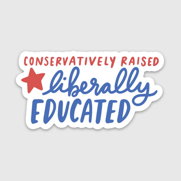 Liberally Educated Sticker for wholesale by Brittany Paige