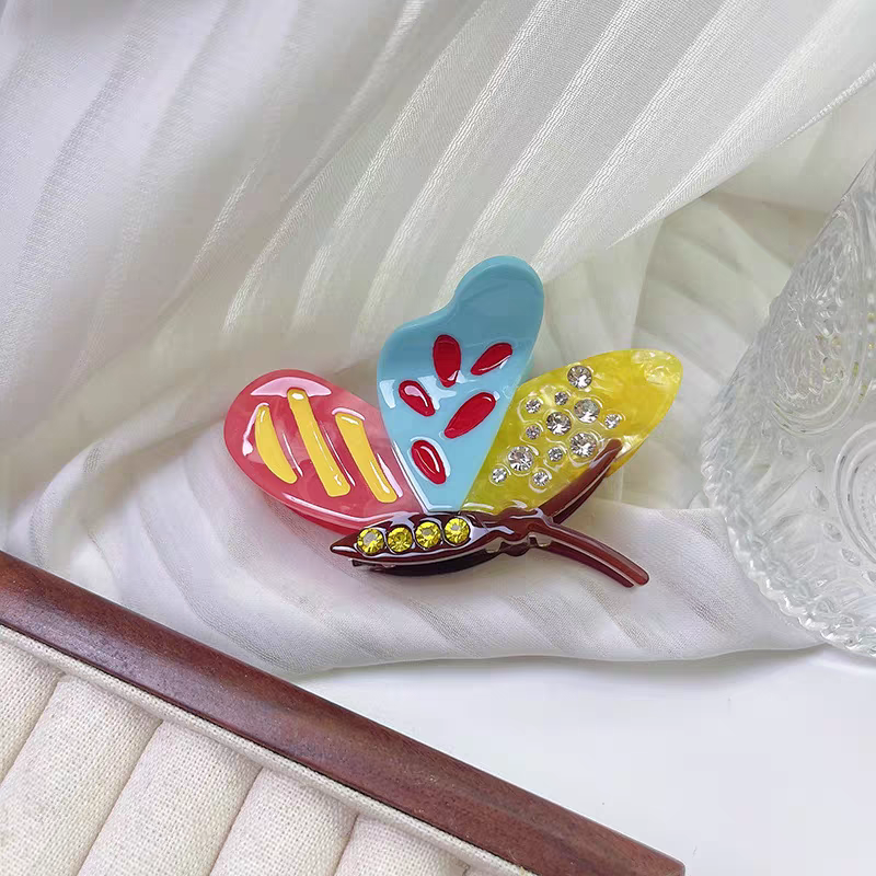 SOMETHING MINTY - Wholesale Hair Clip - Women's - Side Butterfly Hair Claw Clip4