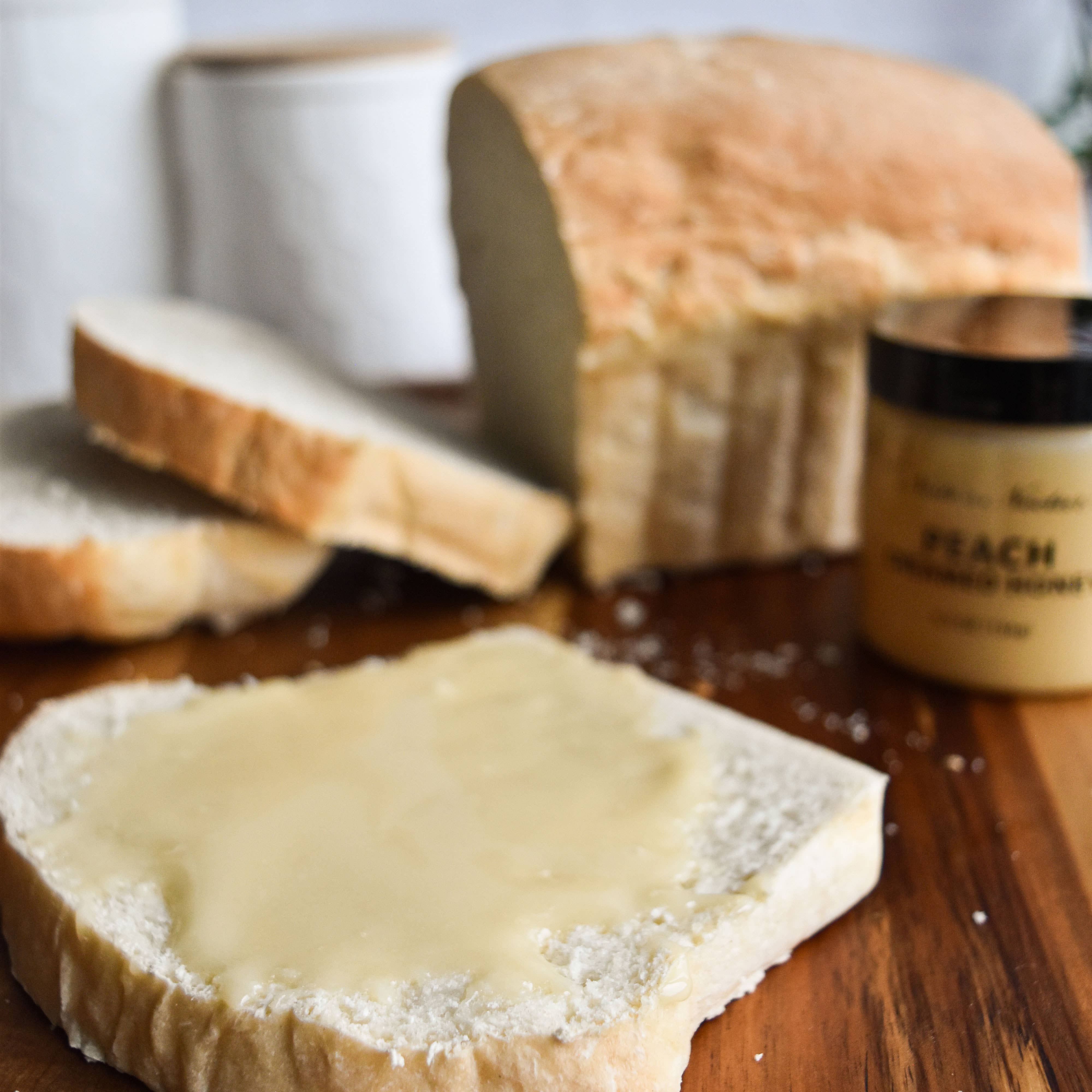 Nate's Nectar - Wholesale Honey - Peach Creamed Honey2