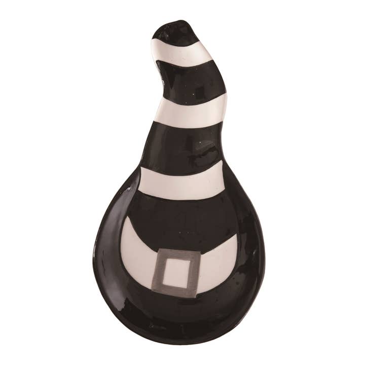 Transpac - Wholesale Spoon Rest - CLOSEOUT Halloween Witch Hat Spoon Rest