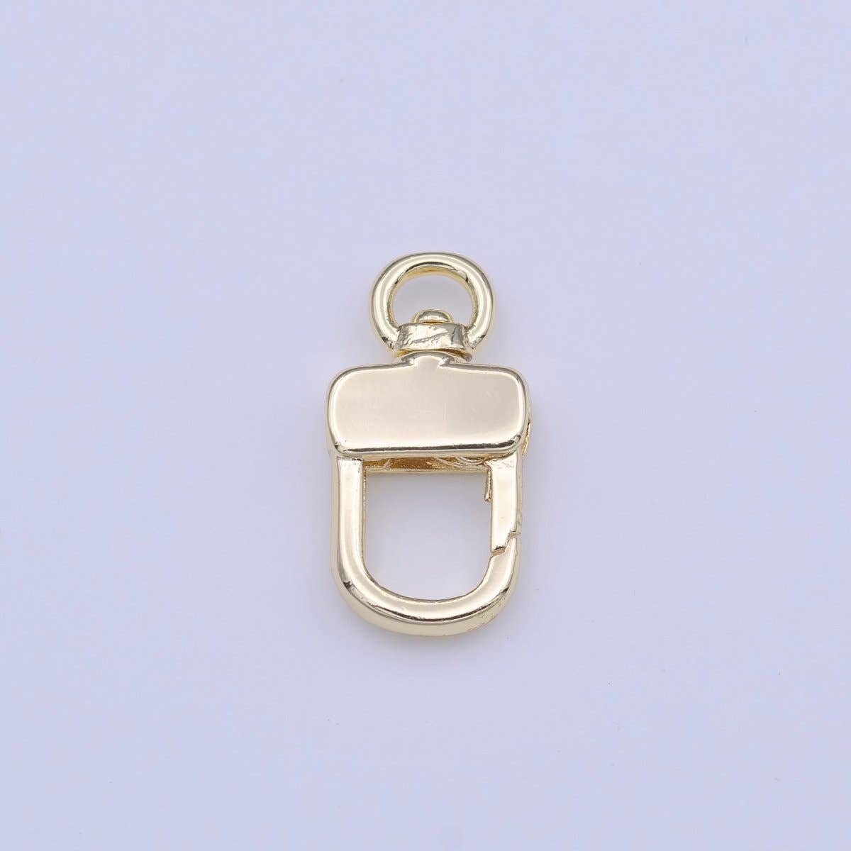 Aim Eternal – wholesale Clasp – Small Gold Swivel Parrot Snap Push Gate Clasps Closure For Jewelry Making | K-2480