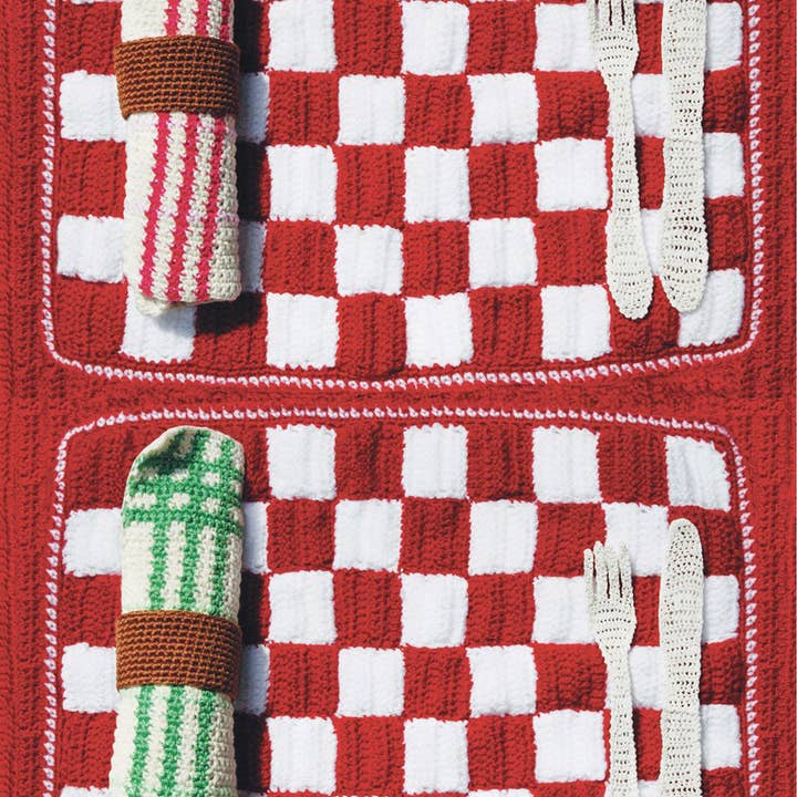 Set Mats "Crochet" (2x2) for wholesale by Mon Petit Art