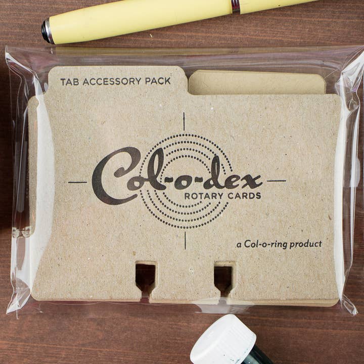 The Well-Appointed Desk - Wholesale Stationery/Notecard Set - Col-o-dex Tabs Accessory Pack1