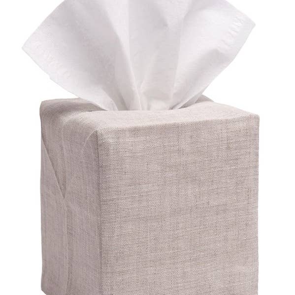 Jacaranda Living – wholesale Tissue box – Tissue Box Cover - Natural Linen And Cotton