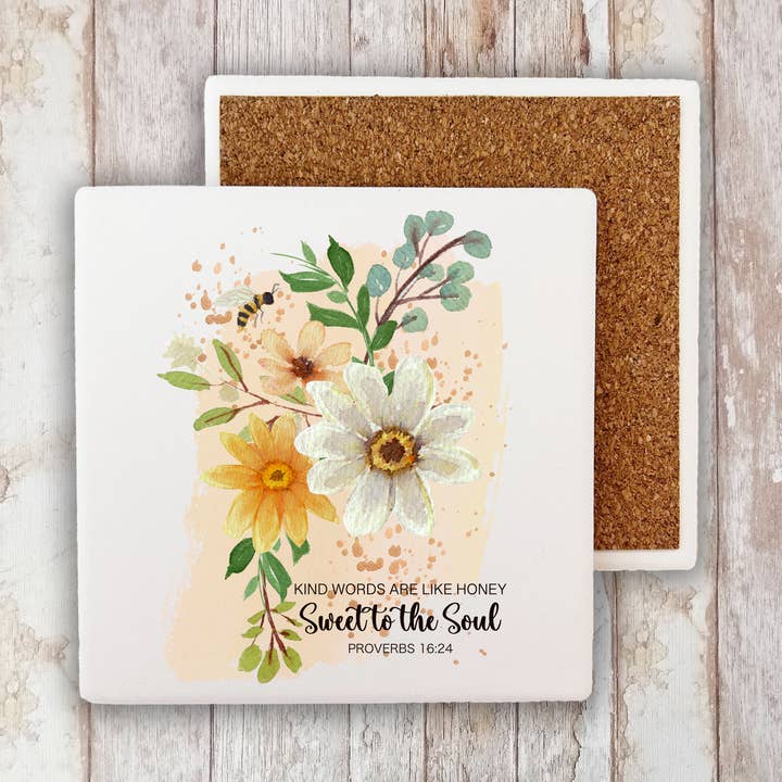 Spiritual Sweet to the Soul God Stone Coaster for wholesale by Avery Lane Gifts