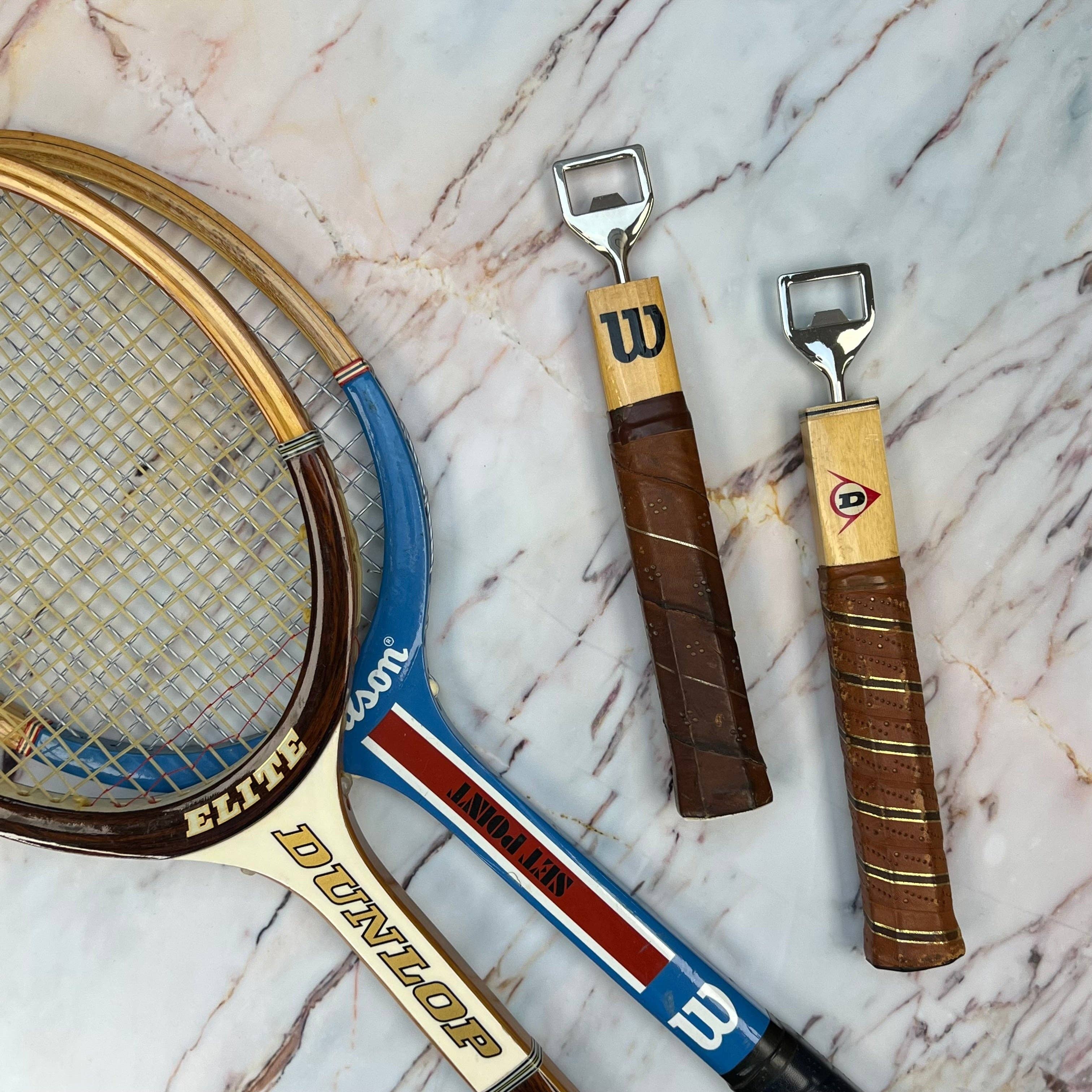 Racquet Inc - Wholesale Bottle/Wine Opener - Antique Wooden Tennis Racquet Beer Bottle Opener4