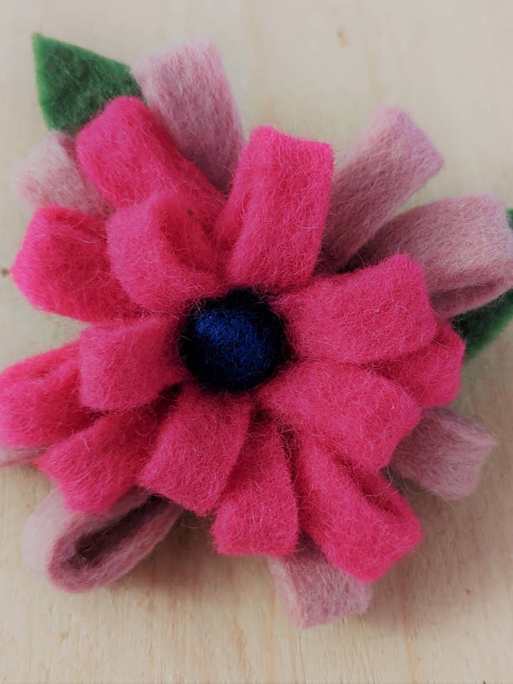 Felt Flower Corsage Brooch for wholesale by Cool Trade Winds