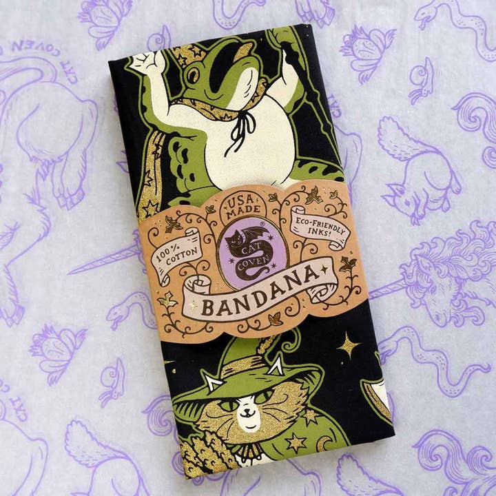 Cat Coven - Wholesale Bandana - Unisex - Join Our Quest - Cotton Bandana