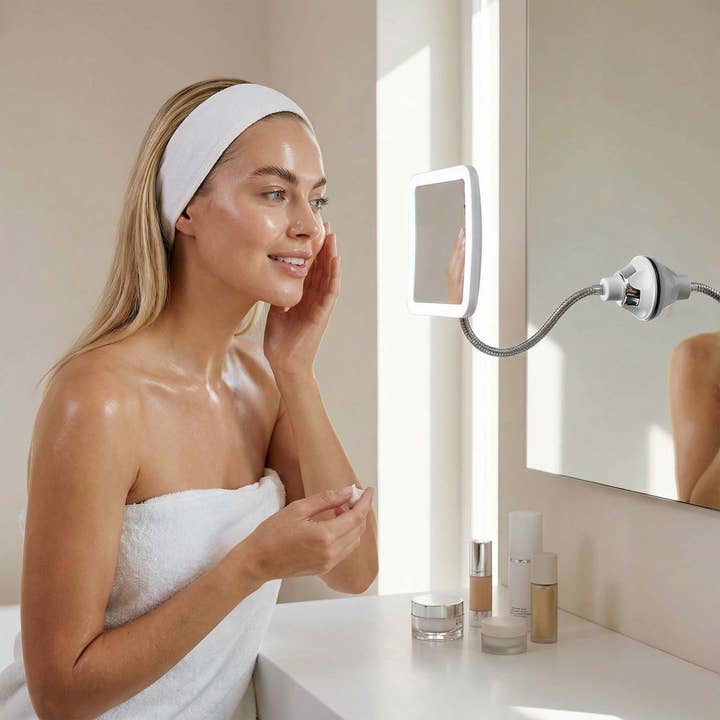 Fancii - Wholesale Vanity Mirror - Mira+ Lighted 10x Magnifying Mirror With Gooseneck2