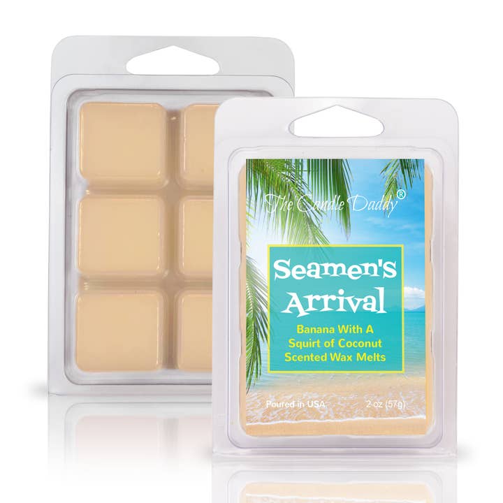 SEAMEN'S ARRIVAL - Banana w/a Squirt of Coconut Wax Melts for wholesale by The Candle Daddy