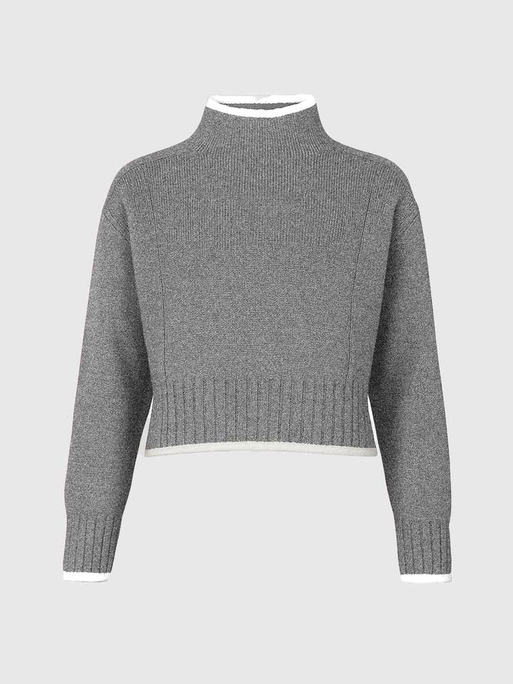 PULL LAZARIO heather gray for wholesale by An'ge