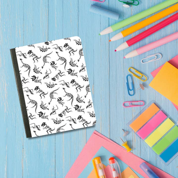 Oily Graphic Creations - Wholesale Notebook - Fossils-Mini Composition Notebook Cover2