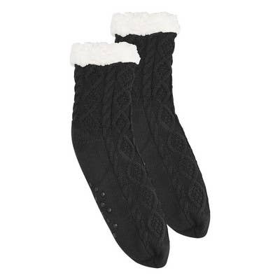 SnuggleKnit Slipper Socks for wholesale by Market Street Promotions