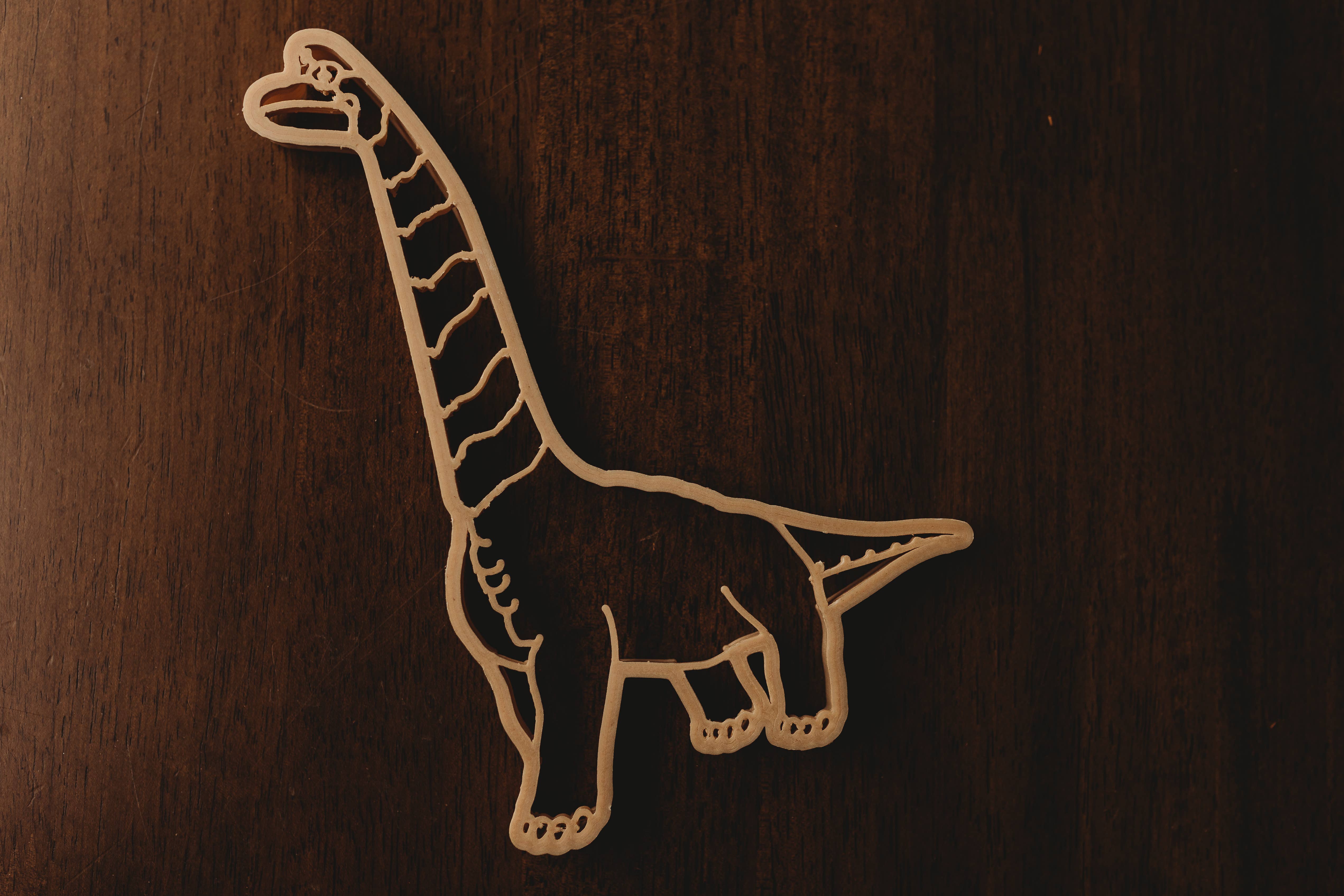 Kinfolk Pantry – wholesale Toy set – Kids – Diplodocus Cutter - Dinosaur Eco Playdough Tool1