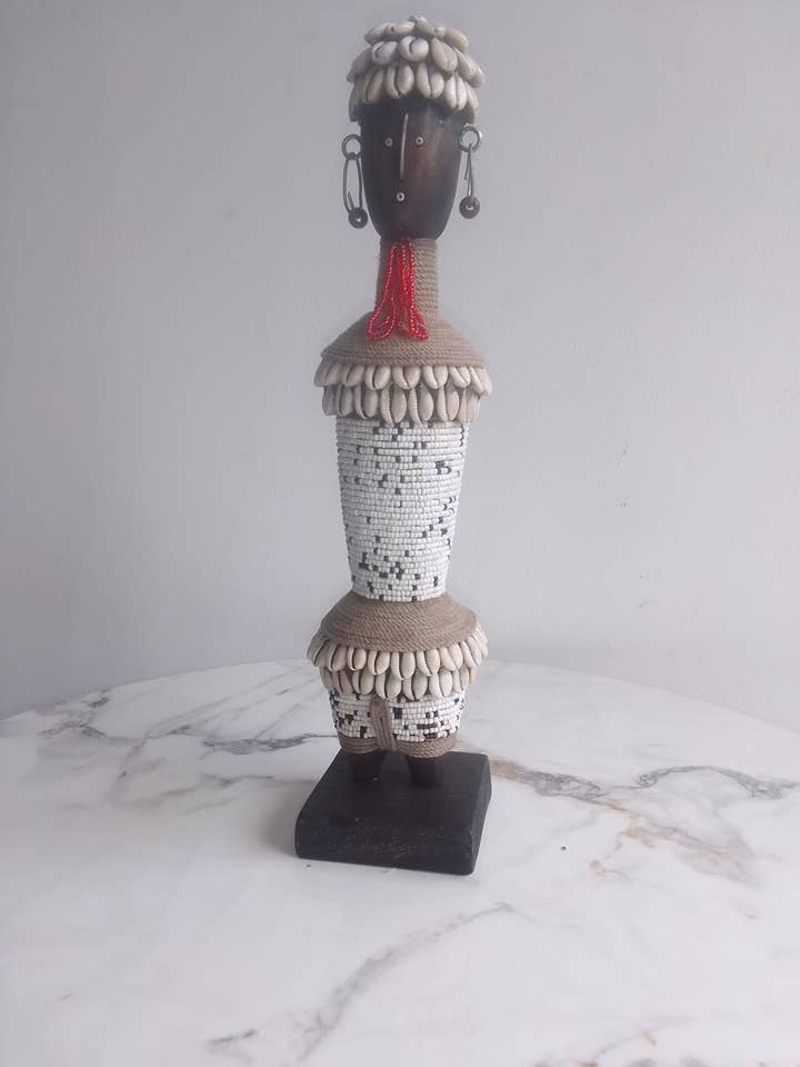 Namji doll with white speckled black for wholesale by HOME DECOR FR