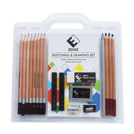 CONJUNTO DE DESENHO E ESBOÇO EDGE DE 18 PEÇAS por atacado de edge