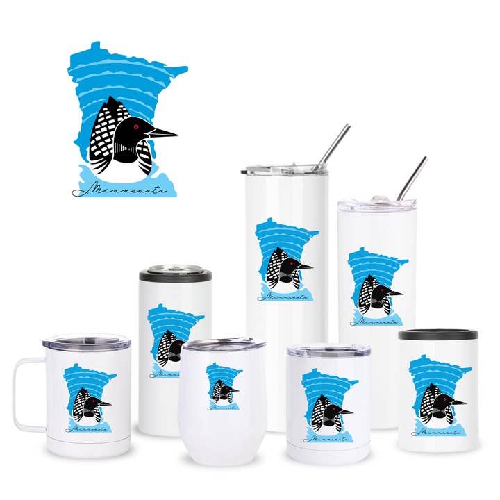 Minnesota Loon Insulated Drinkware for wholesale by Creative Compass
