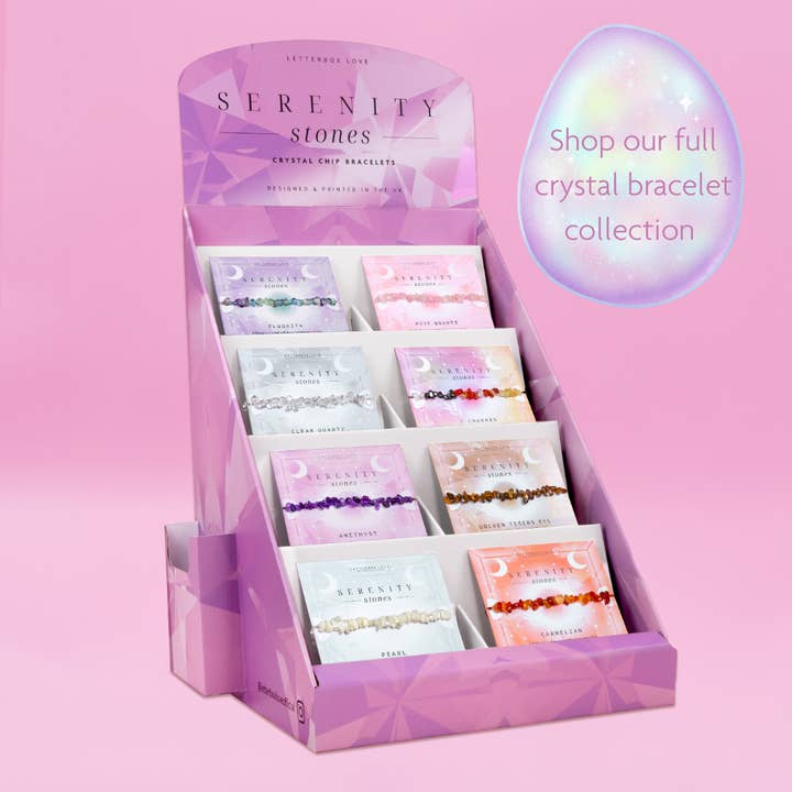 Letterbox Love Bracelets - Wholesale Beaded Bracelet - Opalite Genuine Crystal Chip Bracelet 4