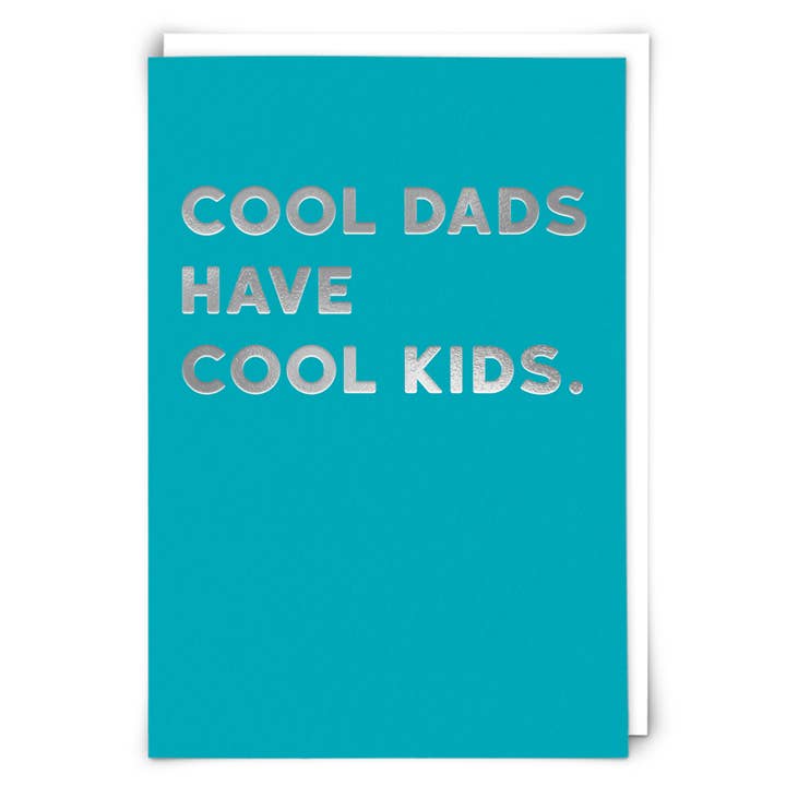Cool Dad Greeting Card for wholesale by Redback Cards - ALL duties and tariffs paid
