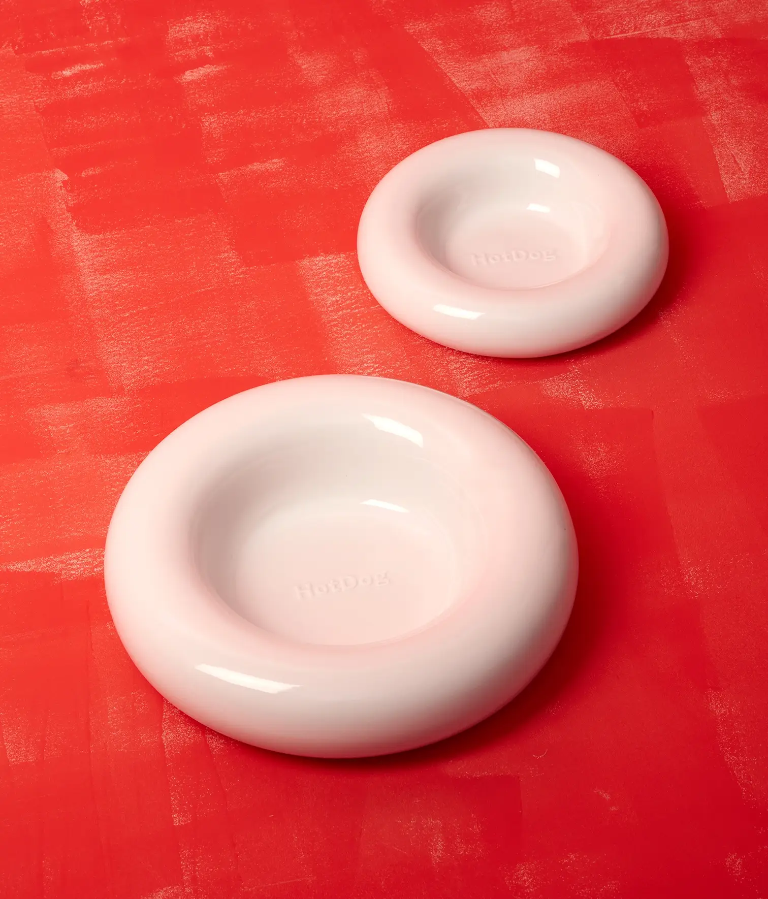 HotDog Pets - Wholesale Pet Bowl - Cat/Dog - White ceramic dog feeder6