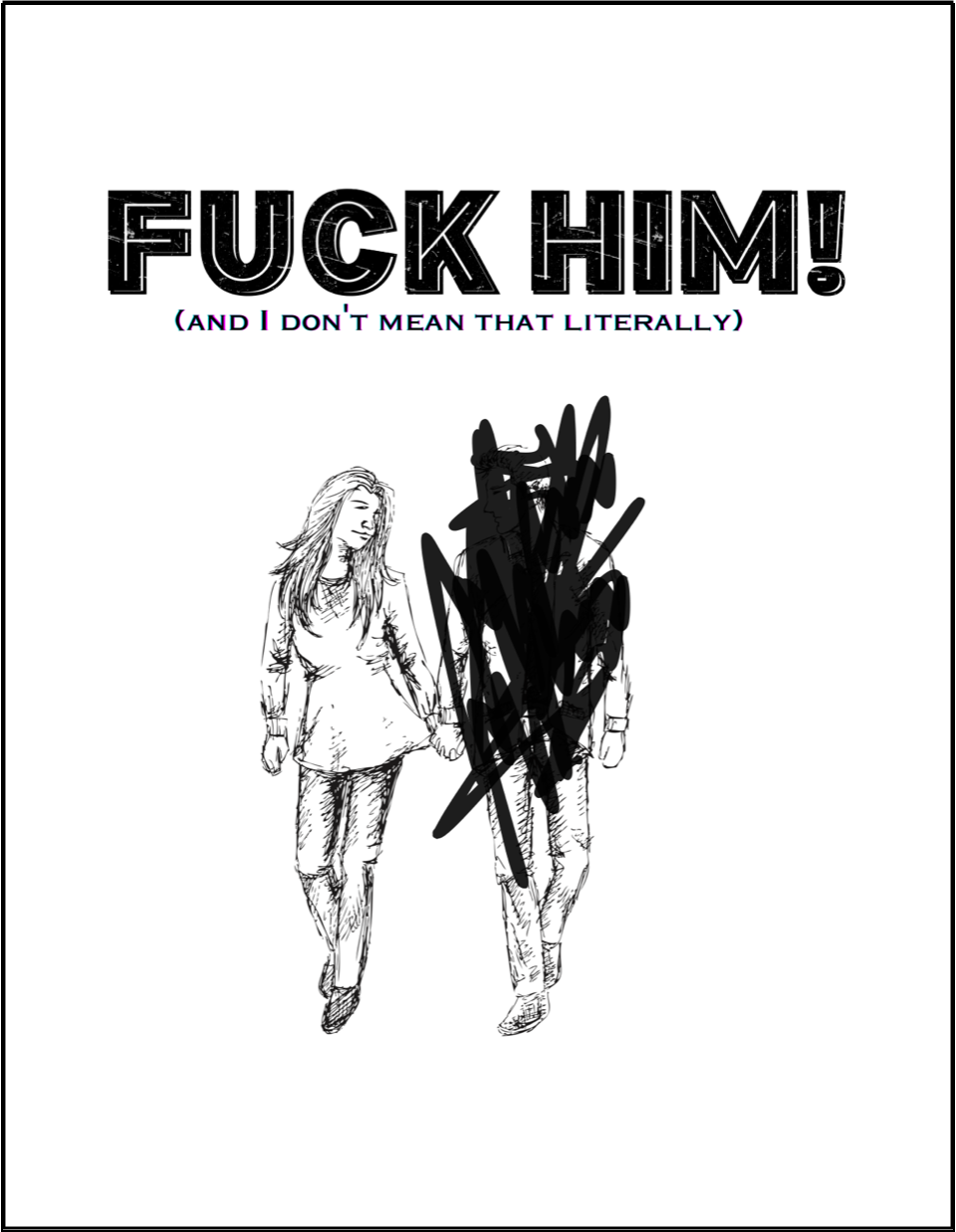 Hero Of The Story - Wholesale Friendship Card - FUCK HIM - breakup card divorce card friendship funny sassy1