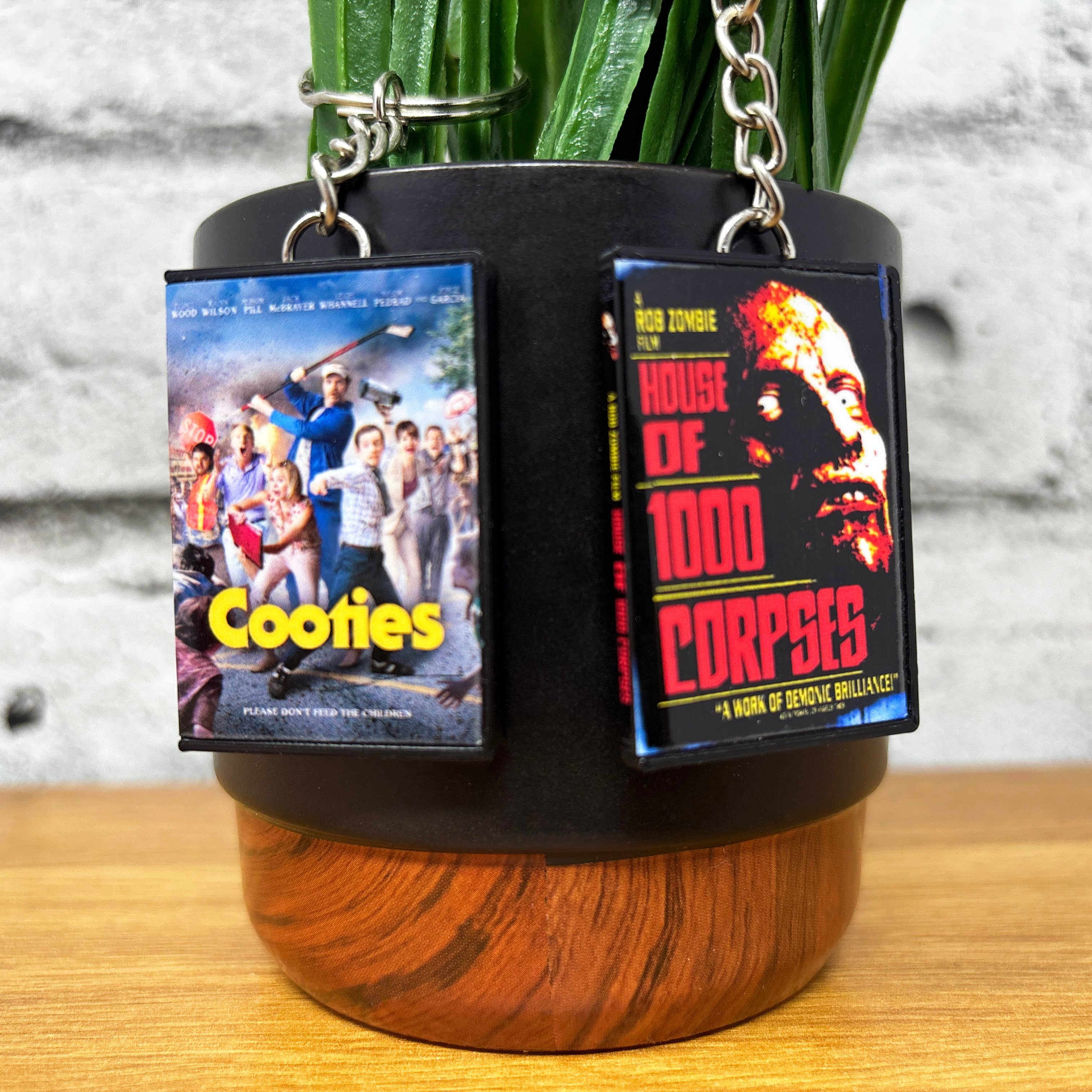 BitsyLabs - Wholesale Keychain - Unisex - Zombie Movie Keychains5